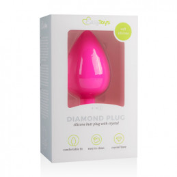 Diamond Analplug groß - pink