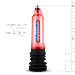 Bathmate Hydro 7 Penispumpe - Rot