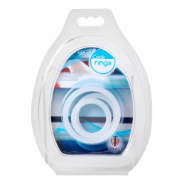 Trinity Silikon-Cockringe, Transparent