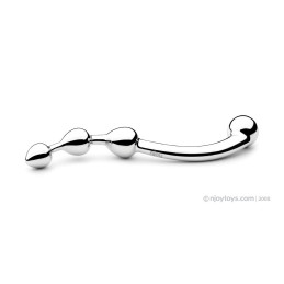 Njoy Fun Wand - G-Punkt/Prostata Dildo - Silber