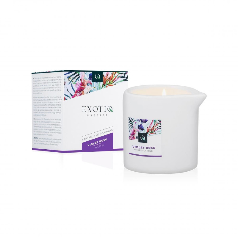 Exotiq Massagekerze Violet Rose - 60g	