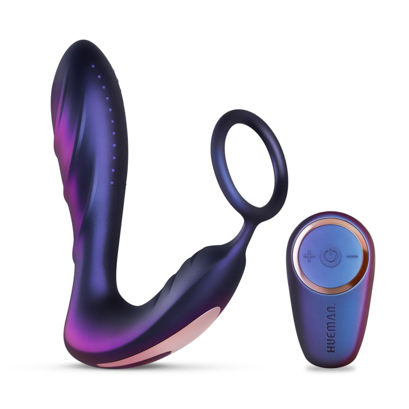Hueman - Black Hole Analvibrator Mit Penisring