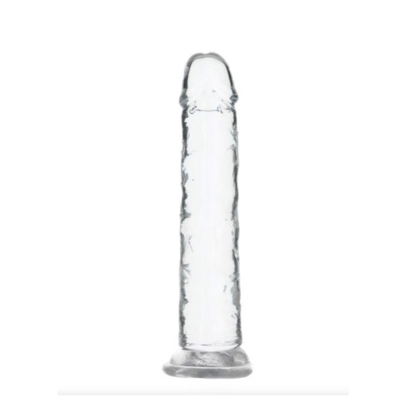 Crystal Addiction - Transparenter Dildo - 18 cm