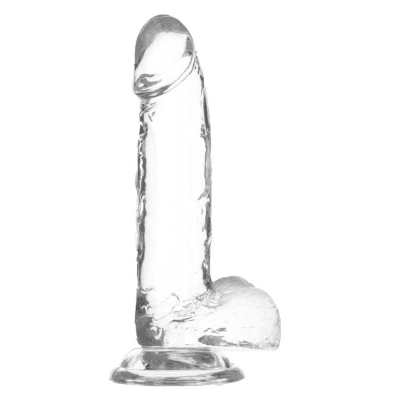 Crystal Addiction - Transparenter Dildo - 19 cm