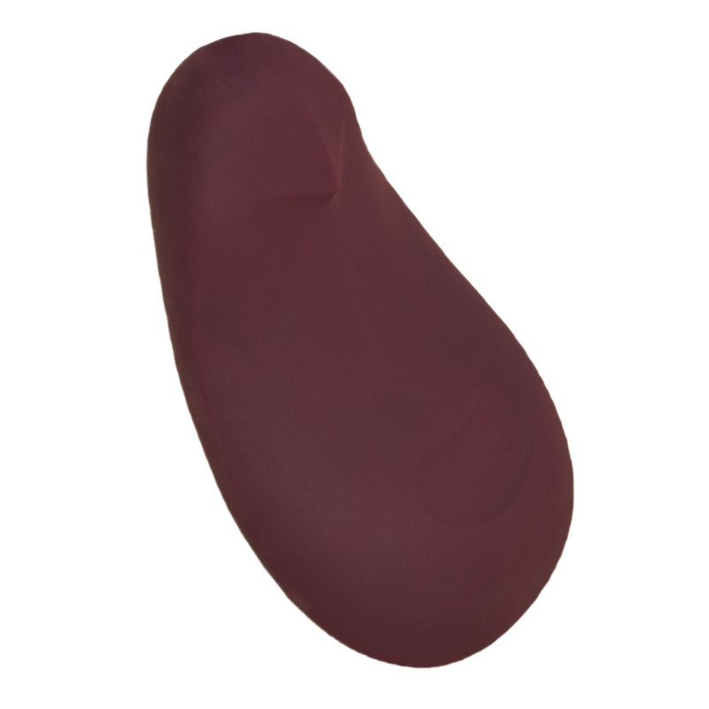 Dame - Pom Flexible Vibrator - Dunkelrot
