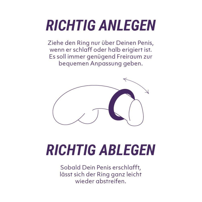 Fifty Shades of Grey – AGAIN & AGAIN Penisring – Verstellbar