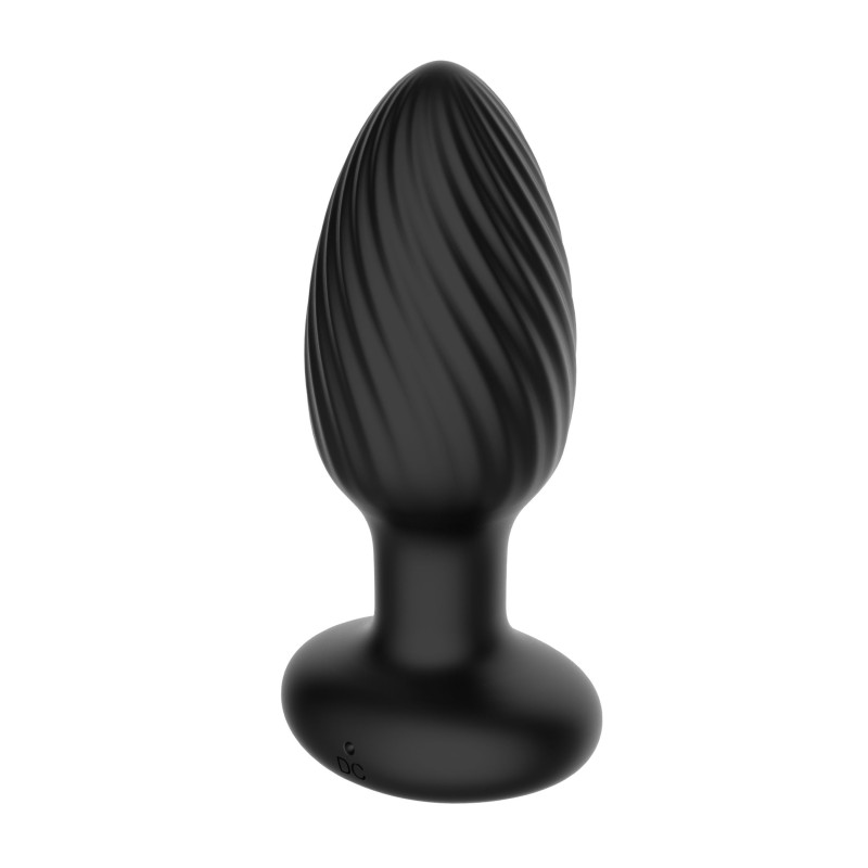 Nexus - Tornado Rotierender Butt Plug - Schwarz