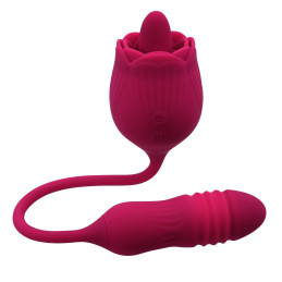 Evolved - Wild Rose Zungen-Vibrator - Rot