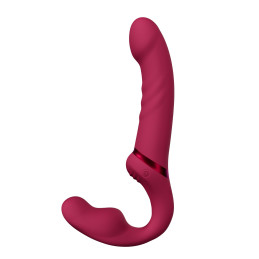 Lovense - Lapis Riemenloser Strap-on Vibrator - Rosa