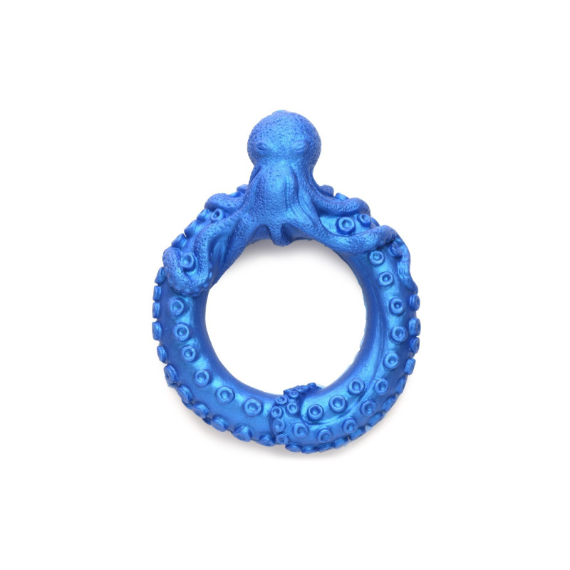 XR Brands - Poseidons Octo-Ring Silikon-Penisring - Blau