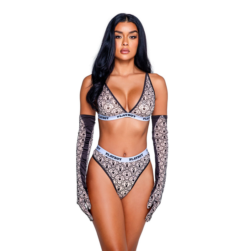 Playboy Lingerie - Bunny Sport Zweiteiliges Set