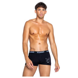 Playboy Lingerie - Herren Tuxedo Modal Boxer - Schwarz