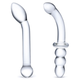 Glas - G-Spot Pleasure Glass Dildo Set 2 pcs
