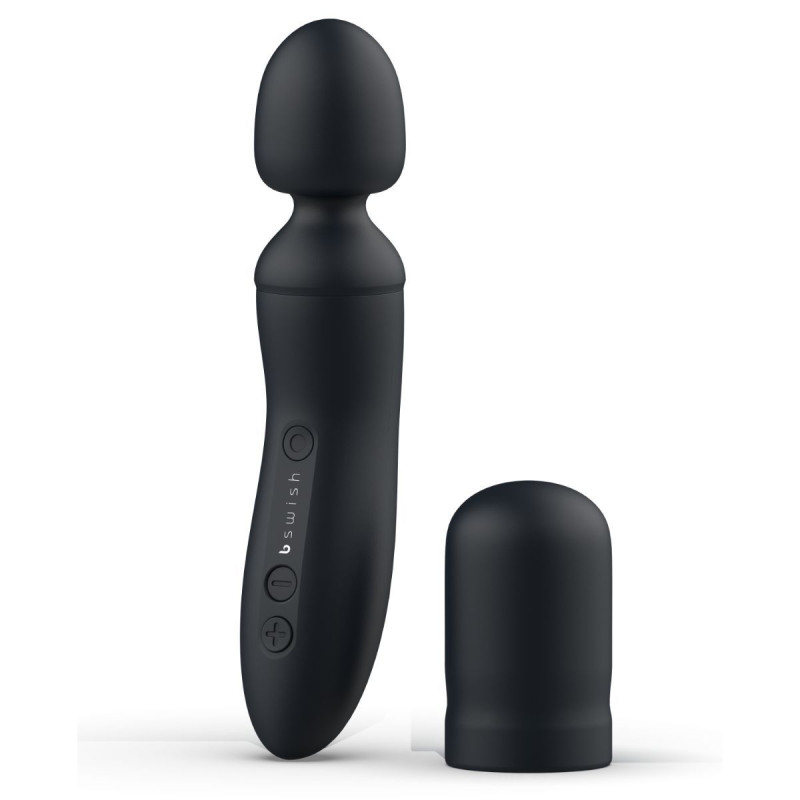 B Swish – BTHRILLED Premium Wand Vibrator – Schwarz