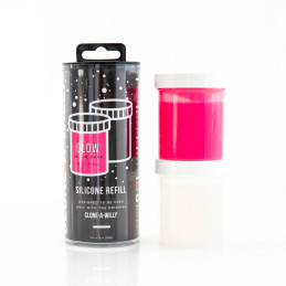  Clone-A-Willy - Nachfüllpackung Glow in the Dark Hot Pink Silicone