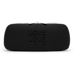 Happy Rabbit – LOVE Storage Zip Bag – Medium Schwarz