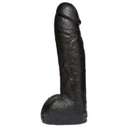 Doc Johnson - VacULock CodeBlack Realistischer Dildo - Schwarz
