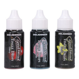 Doc Johnson - GoodHead Tingle Drops 3 Geschmacksrichtungen - 29 ml