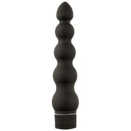 Doc Johnson - Black Magic Ribbed Vibe Vibrator - Schwarz