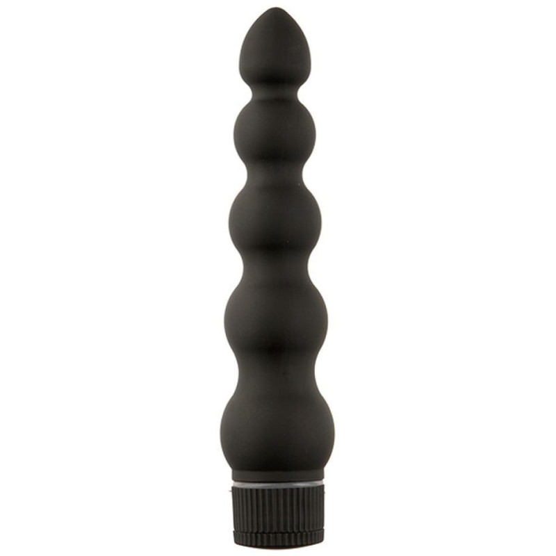 Doc Johnson - Black Magic Ribbed Vibe Vibrator - Schwarz