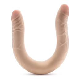 Dr Skin - Dr. Skin Plus 16,5” Biegsamer Doppel-Dildo Beige