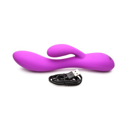 BANG! - Flexibler Rabbit Vibrator Doppelte Stimulation - Lila