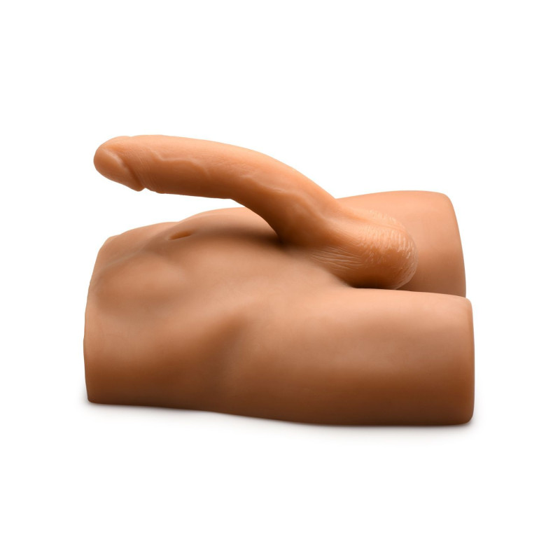 JOCK - Ass Masturbator mit Biegsamem Dildo - Mittlerer Hautto