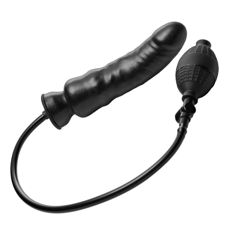 XR Brands - Renegade Aufblasbarer Dildo - Schwarz