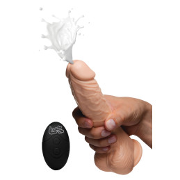 Loadz - Vibrierender Spritzdildo - 21,5 cm & Helle Farbe