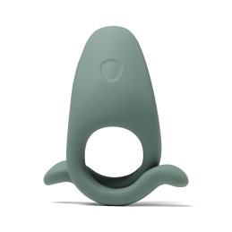 Dame – Hug Verstellbarer Cockring – Stahlgrau